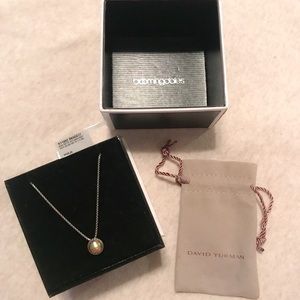 David Yurman gold petite chatelaine necklace